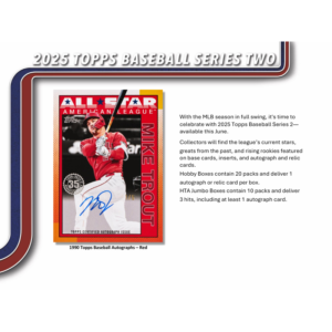 2025 Topps Series 2 Baseball Jumbo 6 Box Case image 1